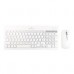 KIT DE TECLADO Y MOUSE REGARGABLE INALAMBRICO ZEBRARY PERFECT CHOICE BLANCO, - Garantía: 1 AÑO -