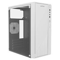 GABINETE ACTECK KIOTO GC220 / MINI TORRE / MICRO ATX, MINI ITX / FUENTE 500W / PANEL IZQ ACRILICO + FRENTE MESH / BLANCO / AC-939522, - Garantía: 3 AÑOS -