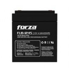 BATERIA SELLADA FORZA RECARGABLE FUB-1245 12V/4.5AH - AGM, SIN MANTENIMIENTO, - Garantía: 1 AÑO -