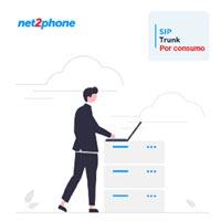 TRONCAL O CANAL SIP POR CONSUMO - NET2PHONE - SIN BOLSA DE MINUTOS - LICENCIA UNITARIA - RENTA MENSUAL - ENTREGA ELECTRONICA, - Garantía: SG -