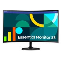 MONITOR LED SAMSUNG 27 PULGADAS /S3 S36GD MAINSTREAM/ FHD (1920 X 1080) / VA / CURVO/HDMI/D-SUB/ 100HZ / NEGRO., - Garantía: 3 AÑOS -