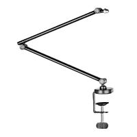 SOPORTE  ACTECK PARA MICROFONO ENFORCE ZONE MICRO BM400 / INCLINACION Y GIRO AJUSTABLE / 1 KG / LED RGB / ALCANCE 357 MM / FIJACION C-CLAMP / ADVANCED SERIES / NEGRO / AC-939706, - Garantía: 1 AÑO -