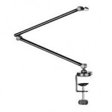 SOPORTE  ACTECK PARA MICROFONO ENFORCE ZONE MICRO BM400 / INCLINACION Y GIRO AJUSTABLE / 1 KG / LED RGB / ALCANCE 357 MM / FIJACION C-CLAMP / ADVANCED SERIES / NEGRO / AC-939706, - Garantía: 1 AÑO -