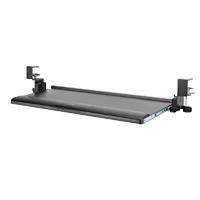 BANDEJA ACTECK DE TECLADO Y MOUSE VAULT BOW KEY BT444 / PARA DEBAJO DEL ESCRITORIO / HASTA 5 KG / INCLINACION 15* / FIJACION C-CLAMP ADVANCED SERIES / NEGRO / AC-939751, - Garantía: 1 AÑO -