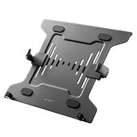 SOPORTE ACTECK ENFORCE TRAY BL404 / BASE PARA LAPTOP / 10 - 15.6 PUL / VESA - BRAZOS AJUSTABLES / RANURAS DE VENTILACION / ANTIDERRAPANTE / MAX 4.5 KG / NEGRO / AC-939690, - Garantía: 1 AÑO -