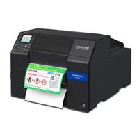IMPRESORA DE ETIQUETAS EPSON COLORWORKS CW-C6500P, INYECCION DE TINTA A COLOR, USB, ETHERNET, CORTE MANNUAL, - Garantía: 1 AÑO -