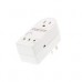 PROTECTOR DE VOLTAJE FORZA FVP-1201B BLANCO, 900J/1800W, 1 SLD, GIRO DE 350 GRADOS, TEMPORIZADOR-120V, - Garantía: 2 AÑOS -