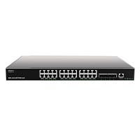 SWITCH GRANDSTREAM GWN7813/ SWITCH CAPA 3 ADMINISTRABLE / 24 PUERTOS 10/100/1000 MBPS 4 PUERTOS SFP DE 10 GIGABITS / COMPATIBLE CON GWN CLOUD., - Garantía: 3 AÑOS -