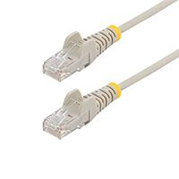 CABLE CAT6 DE 15 CM - DELGADO - CON CONECTORES RJ45 SIN ENGANCHES - GRIS STARTECH, - Garantía: 5 AÑOS -