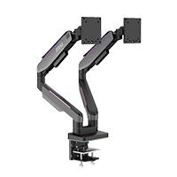 SOPORTE PARA MONITOR  MSI MPG MT201DR DOBLE MONITOR COLOR NEGRO TAMAÑO DE PANTALLA 17A 49 PUL. MAX PESO 20 KG RGB, - Garantía: 1 AÑO -