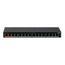SWITCH POE/ DAHUA/ DH-PFS3016-16GT-190/ 16 PTO POE GIGABIT/ 190 WATTS TOTALES/ LOS 2 PTO NARANJAS SOPORTAN HI-POE ESTANDAR/ SWITCHING 32 GBPS/ TASA DE REENVIO DE PAQUETES 23.808 MBPS/ PROTECCION CONT, - Garantía: 2 AÑOS -