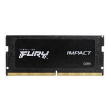 MEMORIA RAM KINGSTON SODIMM DDR5 8GB 4800MT/S FURY IMPACT BLACK CL38 262PIN 1.1V C/DIFUSOR DE CALOR P/LAPTOP KF548S38IB-8, - Garantía: 1 AÑO -