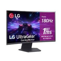MONITOR PC LG 27GS60QC-B GAMING ULTRAGEAR 27 CURVO QHD, AMD FREE SYNC, 180HZ, PANEL VA, ASPECTO 16:9, 2560X1440, TR 1MS, 3000:1, CURVATURA 1000R, HDMI, DISPLAYPORT, HDR10, MONTAJE PARED 100X100 MM., - Garantía: SG -