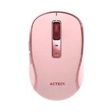 MOUSE ACTECK OPTIMIZE TRIP PRO MI580 / INALAMBRICO / 1600 DPI AJUSTABLE / 6 BOTONES SCROLL / RECARGABLE / DUAL DONGLE USB 2.4 GHZ 2 BLUETOOTH / WIN MAC ANDROID / ROSA / AC-939614, - Garantía: 1 AÑO -