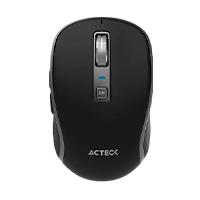 MOUSE ACTECK OPTIMIZE TRIP PRO MI580 / INALAMBRICO / 1600 DPI AJUSTABLE / 6 BOTONES SCROLL / RECARGABLE / DUAL DONGLE USB 2.4 GHZ 2 BLUETOOTH / WIN MAC ANDROID / NEGRO / AC-939591, - Garantía: 1 AÑO -