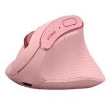 MOUSE ACTECK VIRTUOS FITT PRO MI770 / VERTICAL / ERGONOMICO / INALAMBRICO DUAL / DONGLE USB 2.4 GHZ 2 BLUETOOTH / RECARGABLE / OPTICO / 2400 DPI AJUSTABLE / 8 BOTONES SCROLL / ROSA / AC-939638, - Garantía: 1 AÑO -