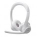 AUDIFONOS DIADEMA LOGITECH ZONE 300 INALAMBRICOS BLUETOOTH RECARGABLE TYPE C BLANCO, - Garantía: 1 AÑO -