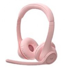 AUDIFONOS DIADEMA LOGITECH ZONE 300 INALAMBRICOS BLUETOOTH RECARGABLE TYPE C ROSA, - Garantía: 1 AÑO -