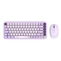 KIT ACTECK CREATOR CHIC K-COLORS MK480 / TECLADO Y MOUSE / INALAMBRICO - MULTIMEDIA / 85 TECLAS / OPTICO / 800 DPI / 4 BOTONES + SCROLL / WIN + MAC / ESPAÑOL / DONGLE USB / VIOLETA / AC-940252, - Garantía: 1 AÑO -