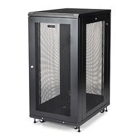 GABINETE RACK PARA SERVIDORES 24U 19 4 POSTES - RACK DE SERVIDORES CON CERRADURA Y SEGURO - RACK CON RUEDAS Y RIELES DE MONTAJE AJUSTABLES PARA EQUIPO DE RED STARTECH, - Garantía: 5 AÑOS -