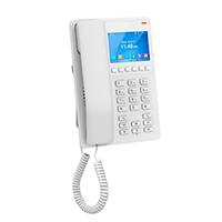 TELÉFONO HOTELERO IP GRANDSTREAM GHP630W / TELÉFONO WIFI CON PANTALLA LCD A COLOR, 2 LÍNEAS SIP CON 2 CUENTAS, CODEC OPUS, IPV4/IPV6, CON GESTIÓN EN LA NUBE GDMS, BLANCO, - Garantía: 1 AÑO -