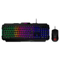 KIT DE TECLADO Y MOUSE FORGE GK100 RGB USB 2.0 ESPAÑOL, - Garantía: 1 AÑO -