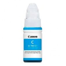 BOTELLA DE TINTA CANON GI-190 CYAN,RENDIMIENTO 7,000 PAGINAS,COMPATIBLE G1100,G2100,G3100,G4100, - Garantía: SG -