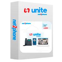 EXTENSION ILIMITADA - NET2PHONE - PARA CONMUTADOR TELEFONICO EN LA NUBE UNITE DE 200 O MAS  USUARIOS - LICENCIA POR USUARIO - RENTA MENSUAL - ENTREGA ELECTRONICA, - Garantía: SG -