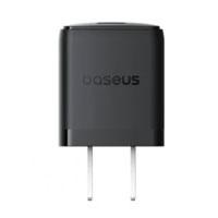 CARGADOR DE PARED BASEUS, CARGA RAPIDA TIPO C 30W, COLOR NEGRO, - Garantía: 1 AÑO -