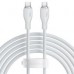 CABLE DE CARGA RPIDA BASEUS, TIPO C A TIPO C, CABLE DE CARGA 100 W, 5 A, 1,2 M, COLOR BLANCO, - Garantía: 1 AÑO -