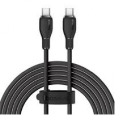 CABLE DE CARGA RPIDA BASEUS, TIPO C A TIPO C, CABLE DE CARGA 100 W, 5 A, 1,2 M, COLOR NEGRO, - Garantía: 1 AÑO -