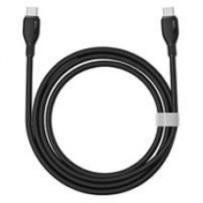 CABLE DE CARGA RPIDA BASEUS, TIPO C A TIPO C, CABLE DE CARGA 100 W, 5 A, 2 M, COLOR NEGRO, - Garantía: 1 AÑO -