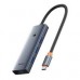 HUB TIPO C 5V DE 4 PUERTOS BASEUS, 4-USB 3.0, - Garantía: 1 AÑO -