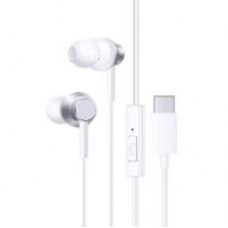 AUDIFONOS ALAMBRICOS TIPO C BASEUS, CZ11, COLOR BLANCO, - Garantía: 1 AÑO -
