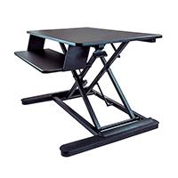 ESTACION DE TRABAJO DE PIE Y SENTADO PARA 2 MONITORES DE HASTA 24 O 1 MONITOR DE 30 - ESCRITORIO ERGONOMICO AJUSTABLE EN ALTURA CON BANDEJA DE TECLADO STARTECH, - Garantía: 2 AÑOS -