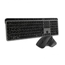 KIT ACTECK CREATOR KREA MK755 / TECLADO Y MOUSE / INALAMBRICO DUAL / MULTIDISPOSITIVO / RECARGABLE / DONGLE USB BT / WIN - MAC / ESPAÑOL / 118 TECLAS / 2000 DPI / OPTICO / NEGRO - GRIS / AC-940160, - Garantía: 1 AÑO -