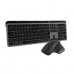 KIT ACTECK CREATOR KREA MK755 / TECLADO Y MOUSE / INALAMBRICO DUAL / MULTIDISPOSITIVO / RECARGABLE / DONGLE USB BT / WIN - MAC / ESPAÑOL / 118 TECLAS / 2000 DPI / OPTICO / NEGRO - GRIS / AC-940160, - Garantía: 1 AÑO -