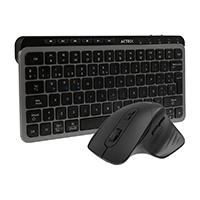 KIT ACTECK CREATOR KREA MK750 / TECLADO Y MOUSE / INALAMBRICO DUAL / MULTIDISPOSITIVO / RECARGABLE / DONGLE BT / 65 / WIN - MAC / ESPAÑOL / 118 TECLAS / 2000 DPI / OPTICO / NEGRO-GRIS / AC-940177, - Garantía: 1 AÑO -