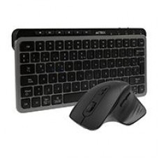 KIT ACTECK CREATOR KREA MK750 / TECLADO Y MOUSE / INALAMBRICO DUAL / MULTIDISPOSITIVO / RECARGABLE / DONGLE BT / 65 / WIN - MAC / ESPAÑOL / 118 TECLAS / 2000 DPI / OPTICO / NEGRO-GRIS / AC-940177, - Garantía: 1 AÑO -