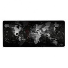 MOUSE PAD XL ACTECK FLOW WORLD MT494W / DISEÑO MUNDO / TELA + GOMA / ALTA RESISTENCIA / ANTIDESTIZANTE / NEGRO /AC-941037, - Garantía: 1 AÑO -