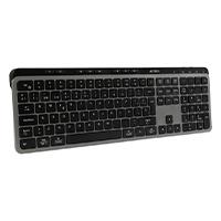 TECLADO ACTECK INSPIRE KREA TI755 / INALAMBRICO DUAL / MULTIDISPOSITIVO 2.4 GHZ 2 BT / ESPAÑOL / WIN - MAC / 118 TECLAS / BATERIA RECARGABLE / ANTI GHOSTING / NEGRO - GRIS / AC-940085, - Garantía: 1 AÑO -