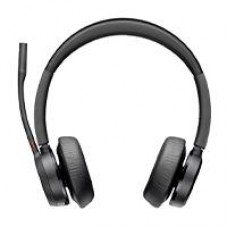 DIADEMA HP POLY 77Y98AA VOYAGER 4320/ MICROSOFT TEAMS, INALAMBRICA, BLUETOOTH, BINAURAL, USB-A DONGLE BT700, ALCANCE 50M, HASTA 24 H DE CONVERSACION, HASTA 2 DISPOSITIVOS SIN BASE DE CARGA, - Garantía: 2 AÑOS -