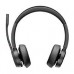 DIADEMA HP POLY 77Y98AA VOYAGER 4320/ MICROSOFT TEAMS, INALAMBRICA, BLUETOOTH, BINAURAL, USB-A DONGLE BT700, ALCANCE 50M, HASTA 24 H DE CONVERSACION, HASTA 2 DISPOSITIVOS SIN BASE DE CARGA, - Garantía: 2 AÑOS -