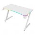 ESCRITORIO GAMER BALAM RUSH OLYMPUS SPOT GLOW PRO MRX8000 / ERGONOMICO / ESTRUCTURA Z / ANTIRRAYAS / PORTAVASOS Y GANCHO PARA AUDIFONOS / ILUMINACION RGB / BLANCO / BR-941389, - Garantía: 1 AÑO -