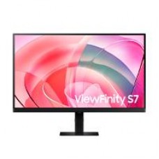 MONITOR LED SAMSUNG 27 PULGADAS /VIEWFINITY S7/4K UHD(3840 X 2160)/ IPS / PLANO/ DP/ HDMI/ 60HZ/ NEGRO, - Garantía: 3 AÑOS -