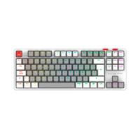 TECLADO GAMER BALAM RUSH LEVEL PRO GK990 / DUAL RECARGABLE / USB - BT - DONGLE / 5 DISPOSITIVOS / RECARGABLE / 88 TECLAS / ESPAÑOL / WIN - MAC- ANDROID / RGB / MECANICO /  BLANCO / BR-940689, - Garantía: 1 AÑO -