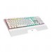 TECLADO GAMER BALAM RUSH DOMINATE EXPERT GK979I / DUAL RECARGABLE / USB C - BT DONGLE / MULTIDISPOSITIVOS / RGB / 105 TECLAS / ESPAÑOL / ERGONOMICO / MECANICO / WIN- IOS - ANDROID/ BLANCO / BR-940399, - Garantía: 1 AÑO -