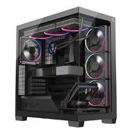 GABINETE GAMER BALAM RUSH TANK POLAR 7900 / MEDIA TORRE / ATX - M-ATX - ITX / VENTILADORES INCLUIDOS / CRISTAL TEMPLADO / SOPORTE PARA ENFRIAMIENTO LIQUIDO / ILUMINACION ARGB / NEGRO / BR-941471, - Garantía: 1 AÑO -