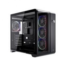 GABINETE GAMER BALAM RUSH TANK EXPERT CURVE 7400 / MEDIA TORRE / ATX - M-ATX - ITX / CRISTAL TEMPLADO / PANTALLA DE MONITOREO / SOPORTE PARA ENFRIAMIENTO / ILUMINACION ARGB / NEGRO / BR-941594, - Garantía: 1 AÑO -