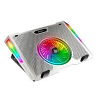 BASE ENFRIADORA FROOST EPIC BE670 / ALTURA AJUSTABLE 5 NIVELES / LAPTOP DE 15.6 PULG / 5 VENTILADORES / 10 MODOS DE ILUMINACION / CONTROL DE VELOCIDAD / ALUMINIO / AC-940764, - Garantía: 1 AÑO -